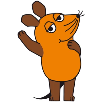 Wandtattoo Die Maus winkt 