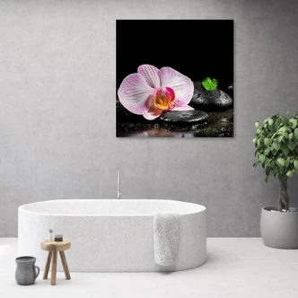 Leinwandbild, Blumen Orchidee Zen Spa 