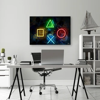 Leinwandbild, Tasten für den Controller 