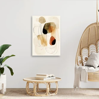 Leinwandbild Boho abstrakt 