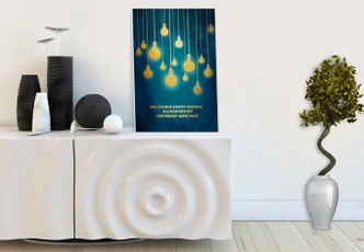 Wandbild Ein Lächeln kostet weniger 