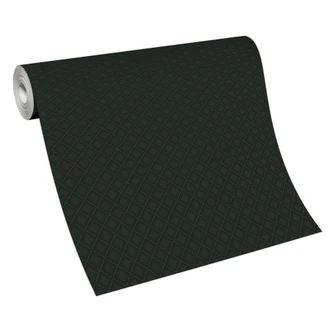 Papel pintado enredadera, papel pintado tejido-no tejido Erismann Versailles negro, plata 