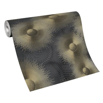 ELLE Decoration Vliestapete, Mustertapete schwarz 