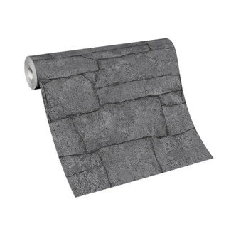 Erismann Vliesbehang Focus Zwart 