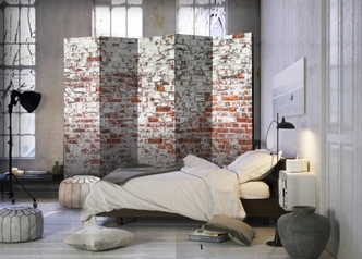 Paravent, Raumteiler freistehend, Trennwand -  Echo vergangener Tage , 5-teilig - 225x172 cm 