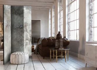 Kamerscherm - Hagelwolk, 3-delig - 135x172 cm 