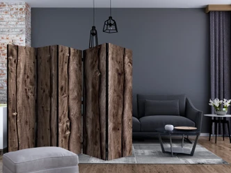 Kamerscherm - Houten melodie , 5-delig - 225x172 cm 