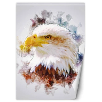 Papier peint photo, aigle pastel 