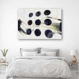 Leinwandbild, Abstrakt Kreise 3d 
