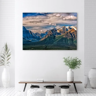 Canvasbillede, bjerglandskab natur 
