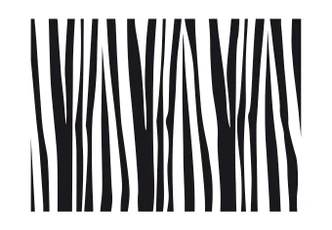 Fensterdekor Zebra Muster 2 