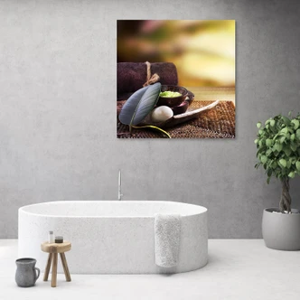 Leinwandbild, Zen Spa Pflanzen 
