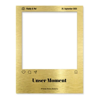 Fotorahmen Selfie-Design im Social Media Look - personalisierbar 