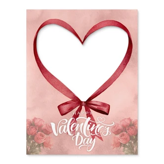 Fotorahmen Valentinstag - personalisierbar 