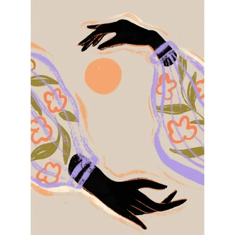Papier peint photo Arty Guava - Hugging the Sun 