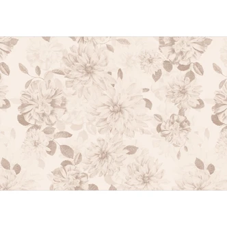 Fototapete Dahlien Shabby Chic Beige | Blumentapete - Bloomery Decor 