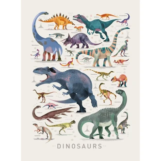 Fototapete Braun - Dinosaurs Part 2 