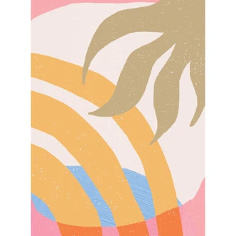 Fototapet Abstrakt - Demir - Sol och botanik 