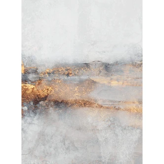 Papier peint photo Fredriksson - Trace dorée dans le brouillard 