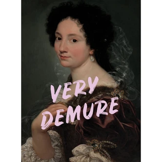 Papier peint photo Beauté baroque : Very Demure - Grace Digital Art 