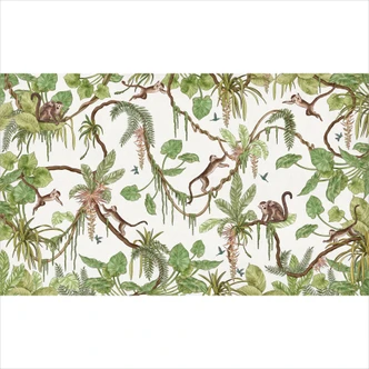 Fototapeta małpia przygoda w dżungli - Kikki Belle 