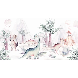 Fotobehang Kvilis - Dino World 