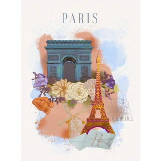Fototapete Paris - Love your City 