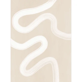 One Line Art - Zachte stroom - Ristova Fotobehang 