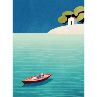 Fototapete Siesta im Sommer - Rivers 