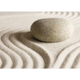 Fototapete Stone in Sand - 384x260 cm 