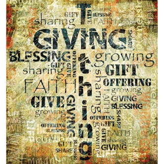 Fototapete Giving Background - 240x260 cm 