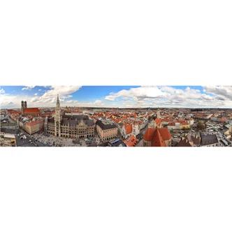 Fototapete Münchener Skyline Panorama 