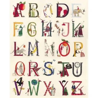 Fototapete Leffler - Das Alphabet 