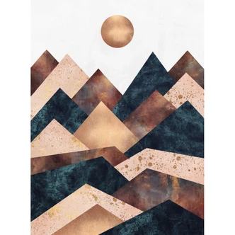 Wall Mural Fredriksson - Autumn Day in the Mountains 