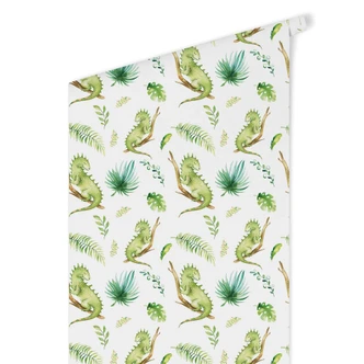 Patroonbehang Kristina Kvilis – Leguanen 