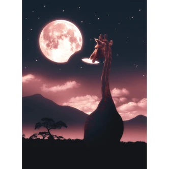 Fotobehang Loose - Tasty Moon 