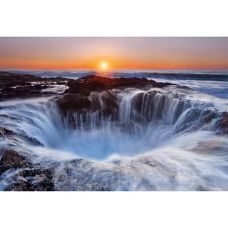 Wall Mural Morgan - Oregon Thor's Well Wall Mural Morgan - Oregon Thor's Well