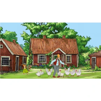 Fototapete Pettersson & Findus - Findus der Poltergeist Fototapete Pettersson & Findus - Findus der Poltergeist