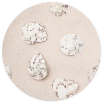 Fototapete 1X Studio - Am Strand - Rund - Selbstklebend/Vlies 