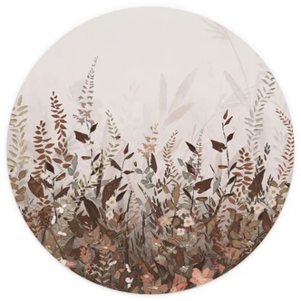 Behangcirkel Vintage bloemenweide - Lane - vliesbehang/zelfklevend vliesbehang Behangcirkel Vintage bloemenweide - Lane - vliesbehang/zelfklevend vliesbehang