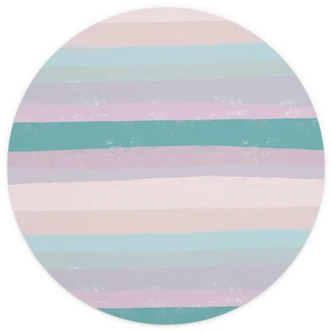 Fotomural redondo luminosidad colorida - uplusmestudio - Papel pintado autoadhesivo/no tejido 