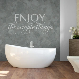 Fototapete - Enjoy the simple things 
