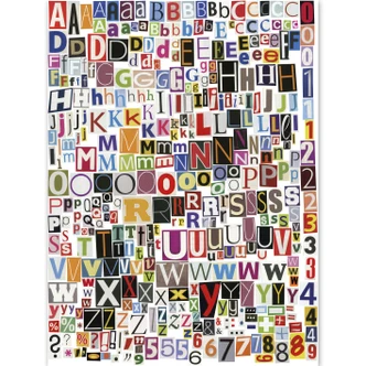 Fototapete Schnipselcollage 