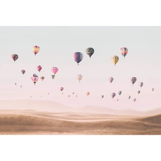 Fototapete Sisi & Seb - Heißluftballons - 384x260 cm 