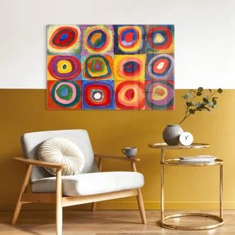 Glass Print Kandinsky – Colour Study 
