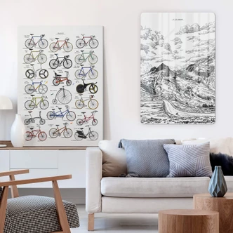 Tableau en verre Sparshott - Col du Glandon 