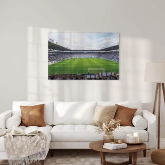 Glasbild 1. FC Magdeburg - Stadion Choreo 