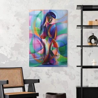 Tableau sur verre Akkers - Le retour de la Bettie Page 
