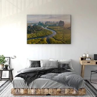 Glasschilderij Colombo - Idyllic Sight Glasschilderij Colombo - Idyllic Sight