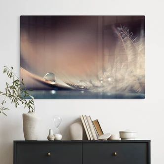 Tableau en verre Story of a Waterdrop - Dmitry 